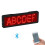 LED  Display Breastpiece DIY Scrolling Message LED Name Tag Badge Rechargeable  Five Characters White 6