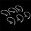 18X Ear Hook for  HM1300 HM1600 HM1610 HM1800 HM1900  Headset 8