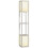 Modern Floor Lamp with 2 Shelves, Pull Chain Switch, Black White 1