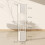 Lampada da terra moderna con 2 ripiani, interruttore a catenella, bianco e nero 5
