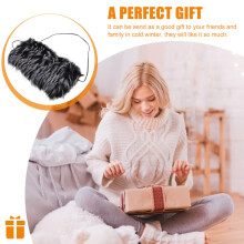 1Outdoor Winter Hand Muff Met Comfortabel Faux Fur