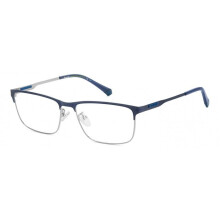 Polaroid PLD D495/G 59/17/150 Brille Matte blaue Ruthenium Metallrahmen HERREN PLD D495/G