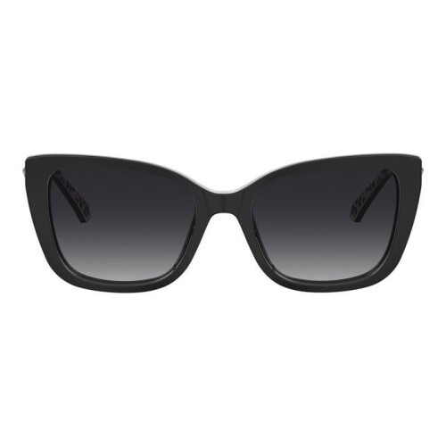 Moschino Sunglasses - MOSCHINO - MOL073/S - Oversized acetate frame - Black pattern - Brown lenses 54/18/140 2