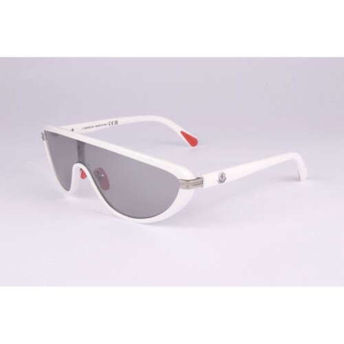 Sunglasses - MONCLER - ML0239 - White - Acetate - Mask frame