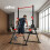 Centra Pull Up Bar, Pull Up Station, Dip Bars Free Standing, 220KG, Black Red 7
