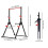 Centra Pull Up Bar, Pull Up Station, Dip Bars Free Standing, 220KG, Black Red 8