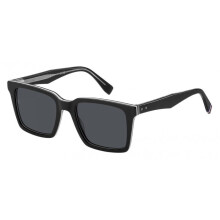 Óculos de Sol Tommy Hilfiger TH 2067/S 53/20/150 Armações de Acetato Pretas MASCULINO TH 2067/S