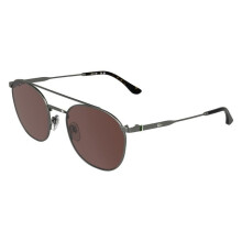 Lacoste Zonnebril L281S 55/21/145 Matte donker gunmetal Metaal MAN L281S