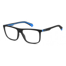 Gafas de Vista Polaroid PLD D516 58/16/145 Montura de poliamida negra mate azul HOMBRE PLD D516