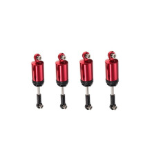 40Pcs Alloy for WPL 1:16 Henglong C-14 C-24 Pickup Crawler Half Truck RC Car Spare Parts,Red