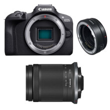 CANON EOS R100 + RF-S 18-150mm f/3.5-6.3 IS STM + EF-EOS R Adapter