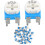 60 stuks Ohm variabele weerstand instelbare trimpotentiometer 2