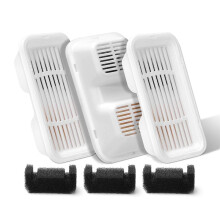 Hundvattenfontänfilter för 170 Oz/1,3Gal Husdjursvattendispenser Fontänfilter Ersättningsvattenfiltersvampar 3+3