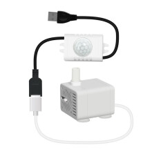 USB Vattendispenser för Husdjur och Katt, Flödesfilter, Induktion, Automatisk Cirkulationsvattendispenser, Dränkbar Pump