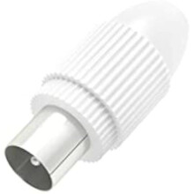 Fiche coaxiale antenne mâle - HAMA - Verrouillable - Montage simple - Blindage complet - Compatible câble TV