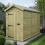 4 x 9 Apex Shed Tanalised (Single Door, No Windows) 1