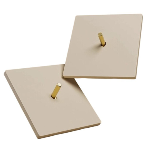 Double-Control  Panel, Knob Wall  -Plastic Panel - 1 Gang 2-Way