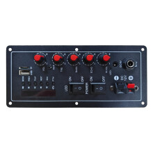 15w+15w Dual-Channel Audio Amplifier Board Support USB Radio Dual Microphone Amplificatore for Subwoof Speaker