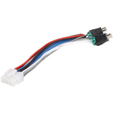 Power Input Speaker Wire Harness 10 Pin Plug with for RCA Jack 10Pin Power Harness Plug for Dual TBX10A Amplifier