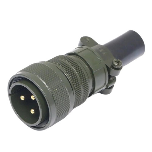For MIL-C-5015 Connector 22 Shell Aluminum Alloy Threaded Circular Plug
