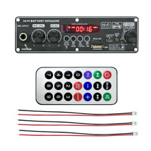 Carte D'Amplification 2 X 10 W 3,7 V pour Danse Carrée, Amplificateur D'Enregistrement 20 W, Compatible , AUX et Clé USB, pour Home Cinéma
