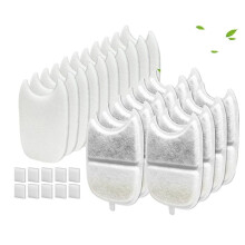 Filtro de Reposição para Bebedouro de Gato, Compatível com Bebedouros de 4 Litros (135 Fl Oz) e Esponjas.