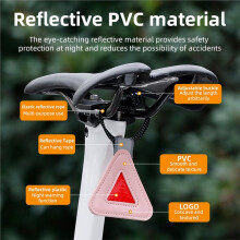 High Brightness Reflective Pendant Bicycle Night Riding Triangle Warning Pad