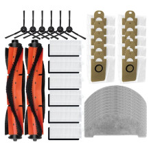 Compatible avec les Modèles IMOU RV1 Pro et RV1 Pro Max : Pièces de Rechange, Accessoires, Brosse Latérale Principale, Filtre HEPA et Balai (34