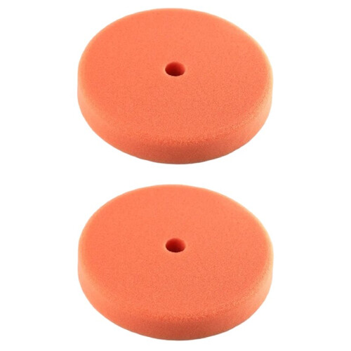 Esponja de Polimento Laranja de Corte Pesado, 2 Peças 7 Polegadas 175mm, para Placa de Apoio de 150mm, Esponjas de Polimento de Corte Pesado