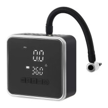 Pompe à Air pour Voiture, Compresseur D'Air 12 V Électrique Sans Fil Portable, Gonfleur de Pneus pour Moto, Vélo, Voiture et Ballons