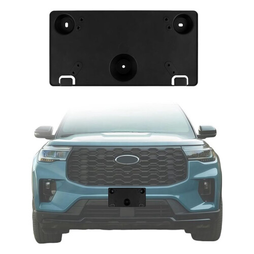 Front License Plate Bracket for  Explorer 2025 2026, Front Bumper License Plate Holder Mounting Frame, RB5Z17A385AA 2