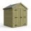 7 x 4 Apex Shed Tanalised (Double Door, No Windows) 2