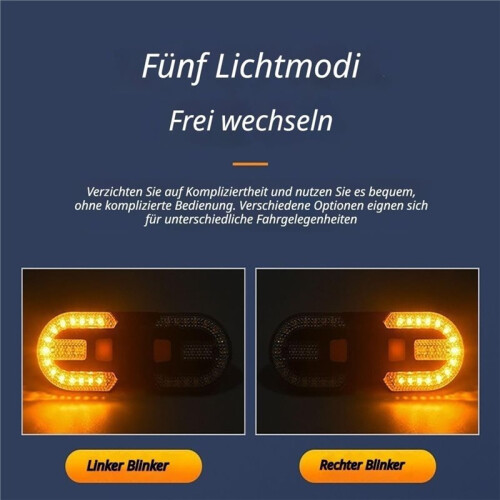 Wireless Remote Control for Bicycle Rear Light, Split Back with Controller for Night Drivingfor Mountain Bikes 2