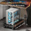 Adjustable Mobile CPU Stand with Locking Wheels, Rolling Computer Holder for Gaming Towers, Under Desk PC Riser 5
