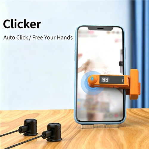 Auto Clicker Mobile Phone Screen Automatic Clickers Smarphone Touchscreen Clicker for Live Streaming Broadcast 2