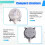 Micro Differential Pressure  Air 50-500Pa -20-85C Adjustable Filter Fan Ventilation Gas Sensor 4