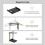 Pour over Coffee Maker Stand,Foldable Portable Electric Espresso Machine Stand,for Coffee Grinder, Dripper Black 4