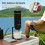 Pour over Coffee Maker Stand,Foldable Portable Electric Espresso Machine Stand,for Coffee Grinder, Dripper Black 5
