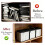 4 Pack CD Storage Bag CD Organizer with Handles and Zipper, Media Holder Stackable Media Organizer 3