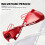 For  2 Protective Case Portable Standable Cover TPU Soft Shell for   2 Game Console Case Red 6