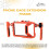 Dual-Hand  Phone Cage Extension Frame Accessory Stabilizer Universal Vlog Phone Stand Vlogging Orange 4