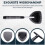 Window Scraping Mist Eliminator Microfiber Car Window Cleaner Telescopic Window Car Windshield Cleaning Brush, 1 Set 6