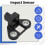 Car Impact Sensor Side Sensor 98830JY00A 98830-JY00A for  Koleos QM5  X-Trail Qashqai 4
