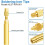 Heat-Set Insert Tip Set,Soldering Iron with 350Pcs Thread Inserts,6Pcs Heat-Set Insert Tips (M2-M8) EU Plug 4