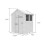 7 x 4 Apex Shed Tanalised (Single Door, No Windows) 4