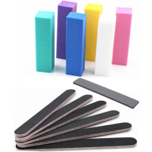 13 limas de uñas profesionales, cepillos para limar y pulir uñas, aptos para todo tipo de uñas.