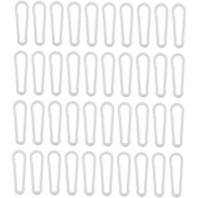 130 hebillas colgantes de plástico ajustables para bricolaje con ganchos de cuerda y hebillas de elevación.