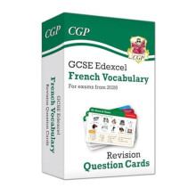 New GCSE Edexcel French Vocabulary Revision Question Cards for exams f
