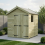 7 x 5 Apex Shed Tanalised (Double Door, With Windows) 1