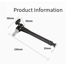 Extension Rod Universal Clip, Multifunctional Extension Rod for Film, Television, Photography, Live Streaming